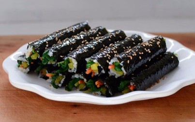 Kimbap mini nhanh gọn