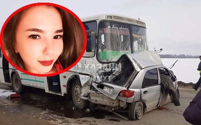 Cô gái xinh đẹp đâm nát ôtô, tử vong tại chỗ vì vừa lái xe vừa livestream