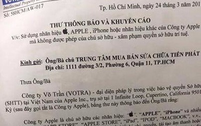 Apple đang “xử” các cửa hàng xách tay tại Việt Nam?