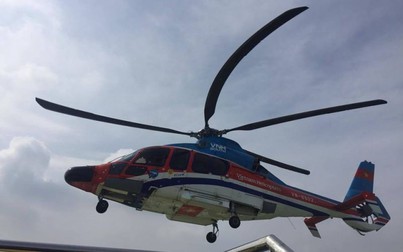Lần đầu tiên trực thăng đậu trên nóc tòa nhà gia đình vợ Thanh Bùi