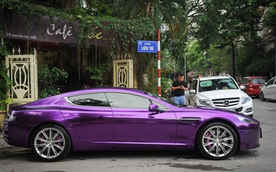 Aston Martin Rapide S màu tím có giá hơn 10 tỷ tại Việt Nam