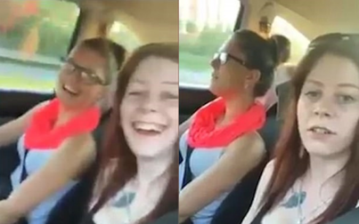 Cô gái vô tình livestream chính cái chết của mình khi đang cười nói với bạn trên ô tô