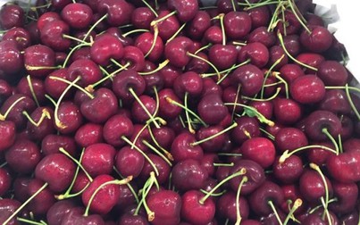 Cherry Mỹ giá 200.000 đồng một kg ở siêu thị
