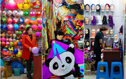 Sặc sỡ màu sắc tại chợ bán hàng ‘made in China’ lớn nhất thế giới