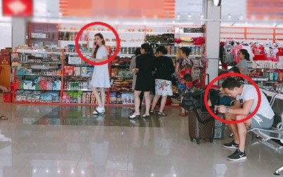 Kim Lý xuất hiện cùng Hồ Ngọc Hà ở sân bay