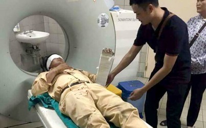 Thiếu úy CSGT Hà Nội bị nam thanh niên vượt đèn đỏ tông trọng thương