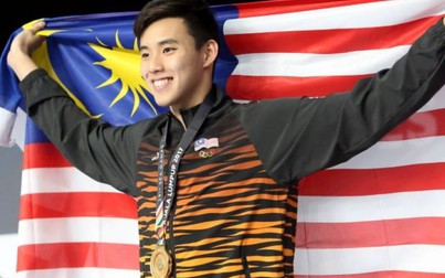 Kình ngư Malaysia 'đốn tim' dân mạng vì quá đẹp trai tại SEA Games 29