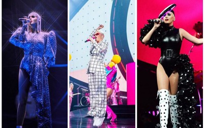 Katy Perry diện 3 thiết kế của Công Trí trong tour diễn Witness