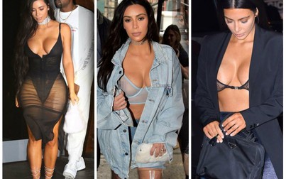 Top 15 bộ trang phục 'mặc cũng như không' bị chỉ trích dữ dội của Kim Kardashian