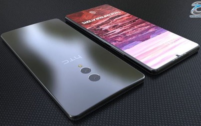 HTC lộ bản concept U12 tràn viền cùng cụm loa siêu trầm độc đáo