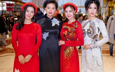 Ngô Thanh Vân, Lan Ngọc rạng rỡ với áo dài tại Liên hoan phim Busan