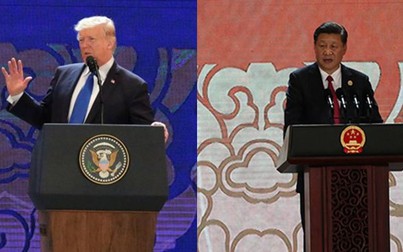 Tổng thống Mỹ Donald Trump và Chủ tịch Trung Quốc Tập Cận Bình phát biểu tại APEC Đà Nẵng