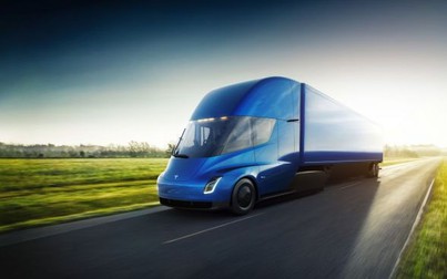 Tesla Semi, xe đầu kéo chạy điện của Tesla, 800km mới sạc một lần, có thể kéo hơn 35 tấn