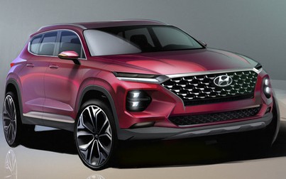 Hyundai SantaFe 2019 ngầu hơn, "gân" hơn so với bản hiện tại