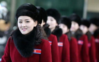 Say đắm trước vẻ đẹp hút hồn của đoàn biểu diễn nghệ thuât Triều Tiên sang Hàn Quốc