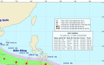 Các tỉnh, thành phố từ Đà Nẵng đến Kiên Giang chủ động ứng phó với bão Sanba