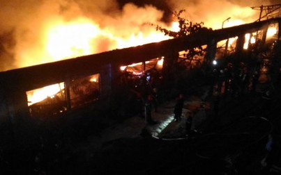 Cháy lớn tại nhà máy dệt nằm trong khu công nghiệp Biên Hoà 2