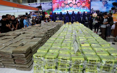 Cảnh sát Thái Lan bắt giữ gần 1 tấn ma túy đá