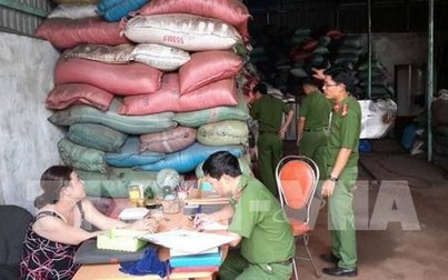 Vụ 'cà phê pin': Lực lượng chức năng kiểm tra kho chứa hàng trăm tấn hồ tiêu