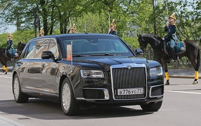Tổng thống Putin dùng xe ô tô do Nga sản xuất trong lễ nhậm chức