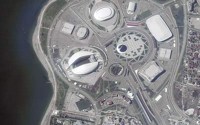 12 sân vận động diễn ra World Cup 2018 nhìn từ trạm vũ trụ ISS