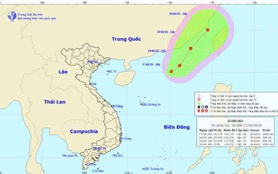 Cảnh báo áp thấp nhiệt đới trên biển Đông