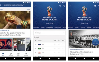 Những ứng dụng xem World Cup 2018 tốt nhất cho smartphone
