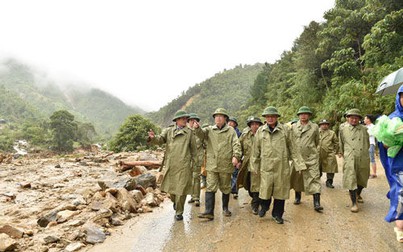 Phó Thủ tướng Trịnh Đình Dũng chỉ đạo công tác người mất tích do mưa lũ