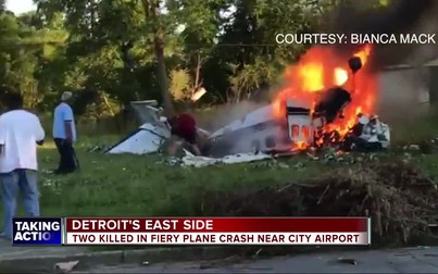 Máy bay rơi, một thanh niên 17 tuổi may mắn thoát chết