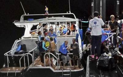 Hơn 50 du khách vẫn mất tích trong vụ lật tàu ở Phuket, Thái Lan