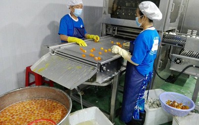 Lo không kịp đơn hàng bánh trung thu, Vietfarm nhập cả dây chuyền bóc tách trứng muối tự động