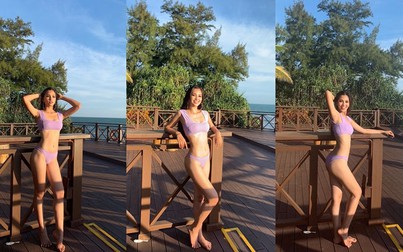 Hoa hậu Trần Tiểu Vy diện bikini khoe thân hình gợi cảm