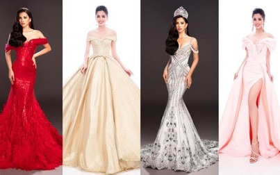 Bốn đầm dạ hội giúp khoe vẻ gợi cảm của Tiểu Vy ở Miss World 2018