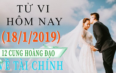 Tử vi hôm nay 18/1/2019 về tài chính của 12 cung hoàng đạo: Bọ Cạp phát lộc, Song Tử tiền bạc rủng rỉnh