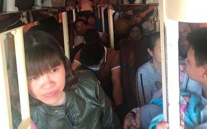 CSGT Thanh Hóa tuýt còi xe khách 40 chỗ nhồi 62 người