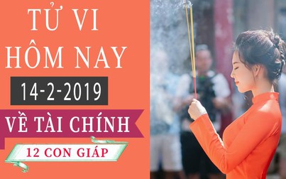 Tử vi hôm nay 14/2/2019 về tài chính của 12 con giáp: Mùi lo xa, Hợi sống mơ mộng