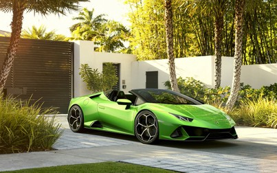 Lamborghini trình làng Huracan EVO Spyder phiên bản mui trần, giá gần 300.000 USD