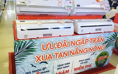 Máy lạnh ở Nguyễn Kim, Thiên Hòa và Điện máy Xanh chênh nhau hơn 2 triệu đồng