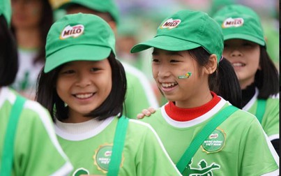 Việt Nam có khoảng 14-15 triệu trẻ em thì khoảng 2,5 triệu trẻ uống Milo