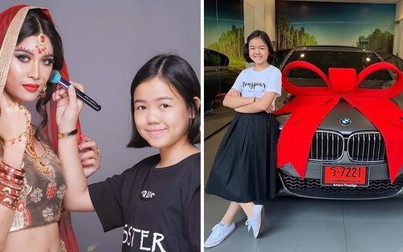 Chân dung cô bé 12 tuổi tự mua BMW tặng sinh nhật mình nhờ đam mê makeup