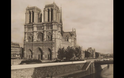 16 bức ảnh lịch sử của Nhà thờ Đức Bà từ năm 1915 trước khi bị ngọn lửa thiêu rụi