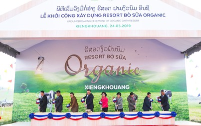 Vinamilk khởi công tổ hợp “Resort” bò sữa Organic quy mô 5.000ha tại Lào