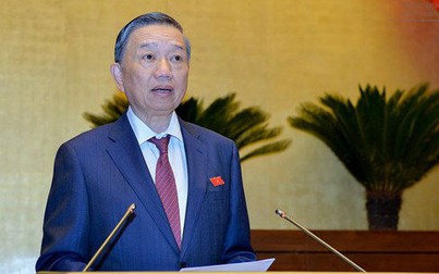 Bộ trưởng Công an Tô Lâm đăng đàn đầu tiên trả lời chất vấn Quốc hội
