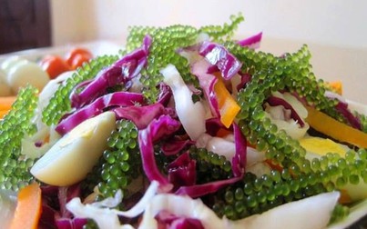 Món ngon mỗi ngày: Cách làm món salad bắp cải tím rong nho