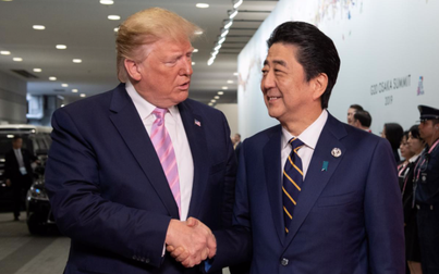 Donald Trump đàm phán thâm hụt thương mại với Thủ tướng Shinzo Abe tại G20