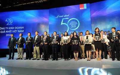 Nhà thầu Hòa Bình đứng thứ 2 trong Top 50 công ty kinh doanh hiệu quả nhất Việt Nam