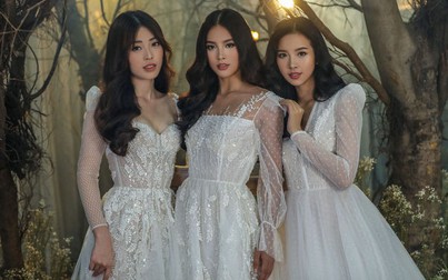 Bộ ba hoa hậu, á hậu Tiểu Vy, Phương Nga,Thúy An hóa cô dâu xinh đẹp