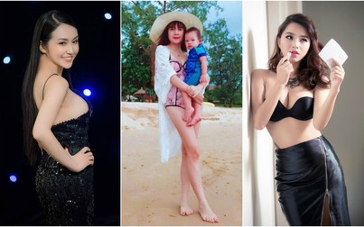 Nhan sắc xinh đẹp gợi cảm của 3 bà xã hot girl đông con của sao Việt