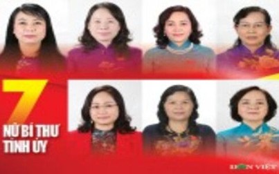 Chân dung 7 nữ Bí thư Tỉnh ủy của cả nước hiện nay