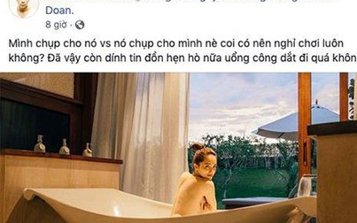 Vợ chồng Adrian Anh Tuấn đăng bằng chứng 'tố' Hương Giang chụp hình không có tâm